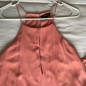 Women’s pink flowy dress